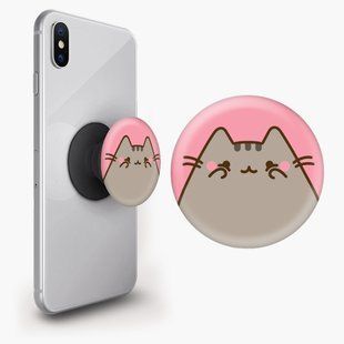 Попсокет Кіт Пушин (Pusheen Cat) Попсокет 8754-2853 фото