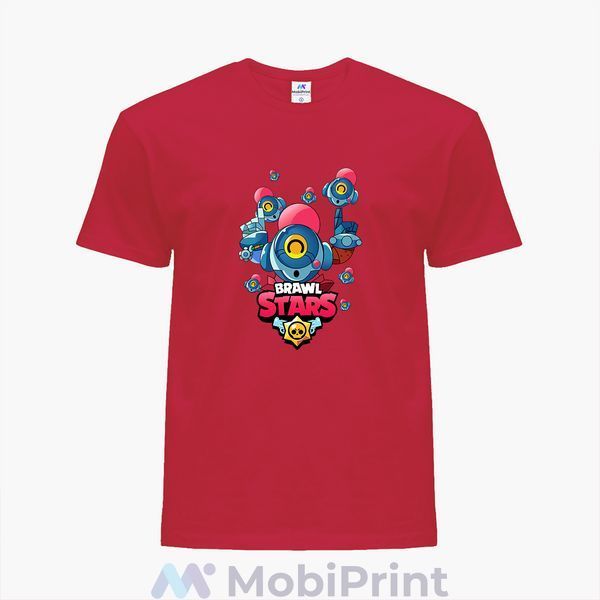 Дитяча футболка з принтом (Brawl Stars) Бравл старс 25186-1704-RD фото