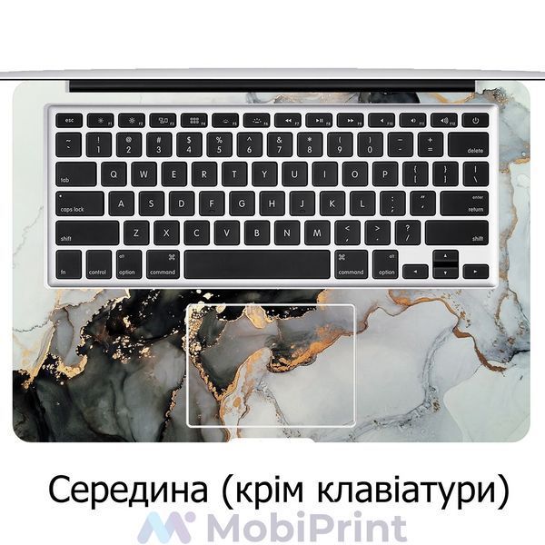 Комплект наклейок для Apple MacBook Pro / Air/Pro Мрамор (Marble) 1234-1742 фото