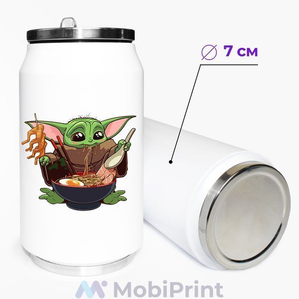 Термокружка Грогу Бейбі Йоду (Grogu Baby Yoda The Mandalorian) термобанка 31091-3524-350 фото