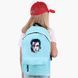 Дитячий рюкзак Одинадцять Дуже дивні справи (Jane Eleven Hopper Stranger Things) Блакитний 9263-3406-SK фото
