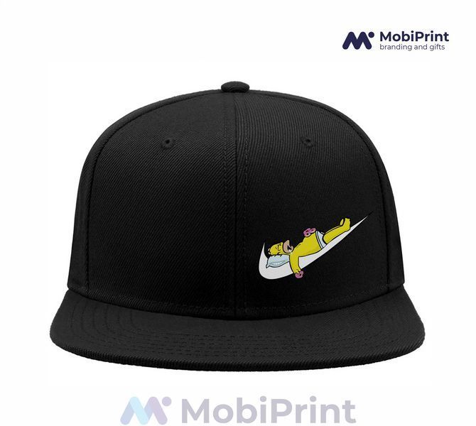Кепка Snapback Чорна Гомер Сімпсони 9276-2043 фото