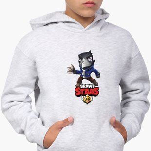 Худи детский Ворон Бравл Старс (Crow Brawl Stars) 9298-1059-LG фото