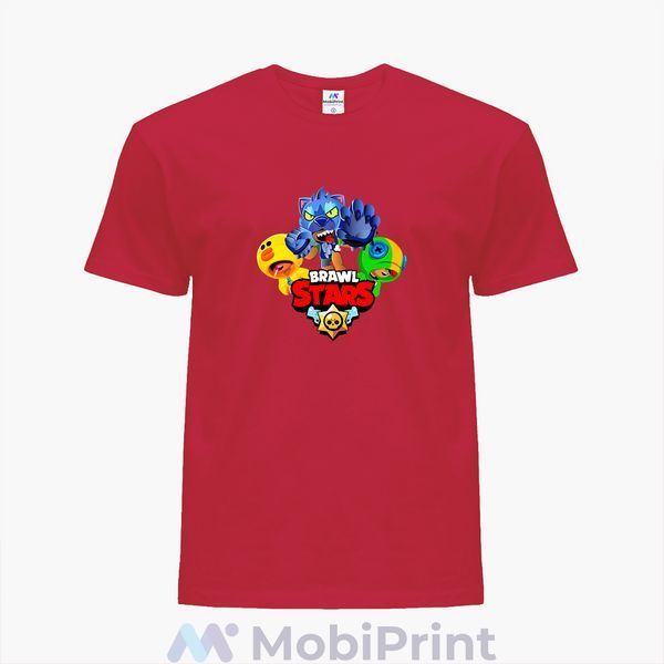 Дитяча футболка з принтом (Brawl Stars) Бравл старс 25186-1702-RD фото